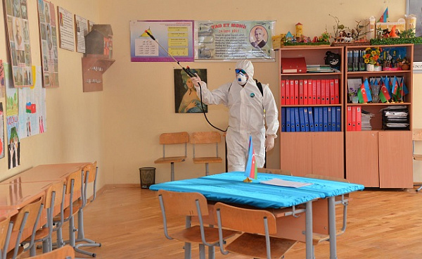 Дезинфекция  школы